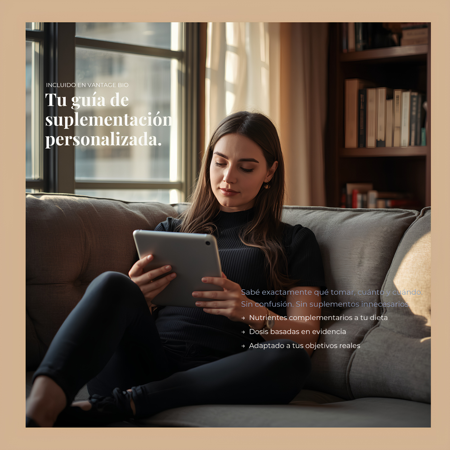 Guía Técnica de Suplementación personalizada incluida en El Protocolo de la Claridad — Vantage Bio